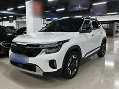 2023 Kia Seltos 1.4T DCT Premium Luxury, белый — фото 1
