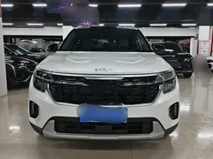 2023 Kia Seltos 1.4T DCT Premium Luxury, белый — фото 2