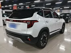 2023 Kia Seltos 1.4T DCT Premium Luxury, белый — фото 11