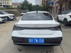 2023 Hyundai Elantra 1.5L CVT LUX Premium, белый — фото 5