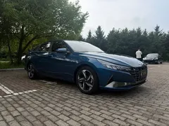2022 Hyundai Elantra 1.5L CVT GLX Elite, синий — фото 2
