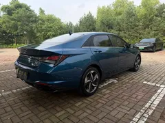 2022 Hyundai Elantra 1.5L CVT GLX Elite, синий — фото 4