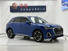 2021 Audi Q3 35 TFSI Fashion Sport, синий — фото 3