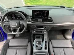 2022 Audi Q5L 45T, синий — фото 12