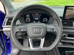 2022 Audi Q5L 45T, синий — фото 14