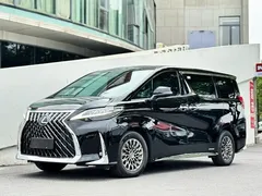2020 Lexus LM 300h, чёрный — фото 1