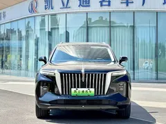 2022 Hongqi E-HS9 690km, чёрный — фото 2
