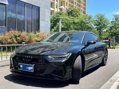 2022 Audi A7 45 TFSI, чёрный — фото 1