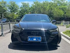 2022 Audi A7 45 TFSI, чёрный — фото 2