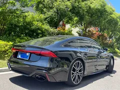 2022 Audi A7 45 TFSI, чёрный — фото 14