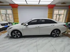 2022 Hyundai Elantra 1.5L CVT LUX Premium, белый — фото 12