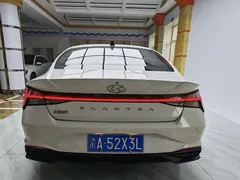 2022 Hyundai Elantra 1.5L CVT LUX Premium, белый — фото 13