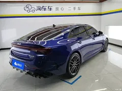 2021 Kia K5 380T GT-Line Flagship, синий — фото 3