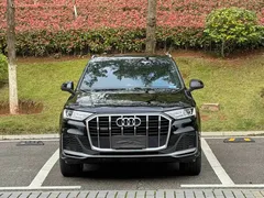 2021 Audi Q7 55 TFSI quattro S line, чёрный — фото 2