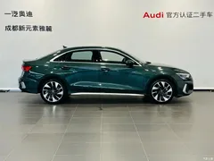 2024 Audi A3 L Sedan 35 TFSI Fashion Sport, зелёный — фото 3