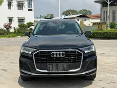 2021 Audi Q7 55 TFSI quattro S line Sport, чёрный — фото 2