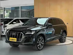 2023 Audi Q7 55 TFSI quattro S line, чёрный — фото 1