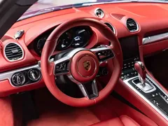 2020 Porsche 718 Cayman 2.0T, синий — фото 9