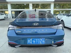 2021 Hyundai Elantra 1.5L CVT GLX Elite, синий — фото 5