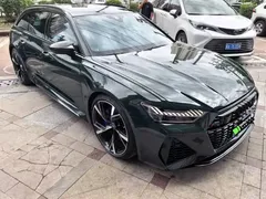 2022 Audi RS 6 4.0T Avant, зелёный — фото 2