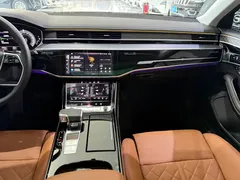 2023 Audi A8L 50 TFSI quattro, чёрный — фото 16