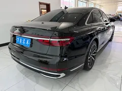 2023 Audi A8L 50 TFSI quattro, чёрный — фото 20