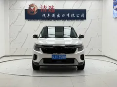 2023 Kia Seltos 1.5L CVT Luxury, белый — фото 2