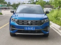 2023 Volkswagen Tayron X 380TSI 4WD Flagship, синий — фото 2