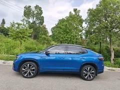 2023 Volkswagen Tayron X 380TSI 4WD Flagship, синий — фото 5