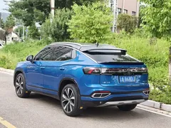 2023 Volkswagen Tayron X 380TSI 4WD Flagship, синий — фото 7