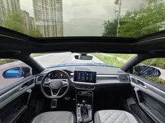 2023 Volkswagen Tayron X 380TSI 4WD Flagship, синий — фото 12