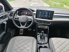 2023 Volkswagen Tayron X 380TSI 4WD Flagship, синий — фото 14