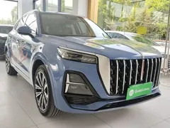 2023 Hongqi HS5 2.0T 4WD Pro, синий — фото 4