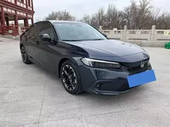 2022 Honda Civic 240TURBO CVT, синий — фото 3