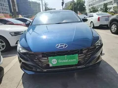 2022 Hyundai Elantra 240TGDi DCT LUX Premium, синий — фото 3