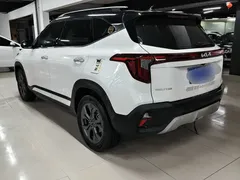 2023 Kia Seltos 1.5L CVT Luxury, белый — фото 7
