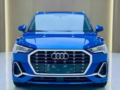2020 Audi Q3 35 TFSI, синий — фото 2