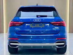 2020 Audi Q3 35 TFSI, синий — фото 4