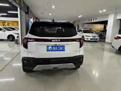 2023 Kia Seltos 1.5L CVT Luxury, белый — фото 4