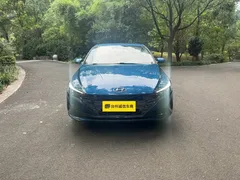 2021 Hyundai Elantra 240TGDi DCT TOP Flagship, синий — фото 2
