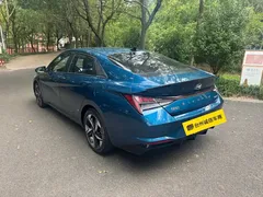 2021 Hyundai Elantra 240TGDi DCT TOP Flagship, синий — фото 6