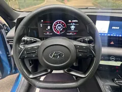 2021 Hyundai Elantra 240TGDi DCT TOP Flagship, синий — фото 15