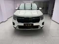 2023 Kia Seltos 1.5L CVT Luxury, белый — фото 2