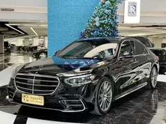 2021 Mercedes-Benz S-Class S 450 L 4MATIC, чёрный — фото 1