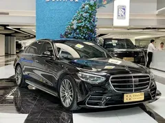 2021 Mercedes-Benz S-Class S 450 L 4MATIC, чёрный — фото 3