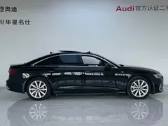 2024 Audi A6L 45 TFSI, чёрный — фото 3