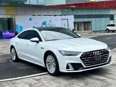 2024 Audi A7L A7 L 45TFSI S-line Dream-Building Liquid Crystal Set, белый — фото 3