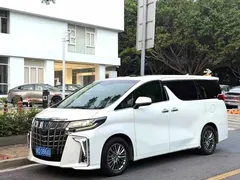 2021 Toyota Alphard Hybrid 2.5L Luxury, белый — фото 1