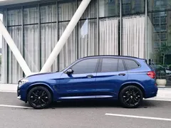 2021 BMW X3 xDrive30i M, синий — фото 3