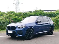 2021 BMW X3 xDrive30i M, синий — фото 6